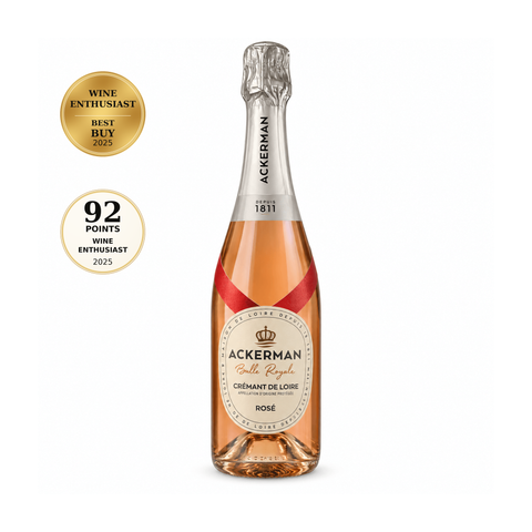 Ackerman Bulle Royale Rosé Brut Crémant 750ml 12% — Wine Enthusiast Best Buy and points