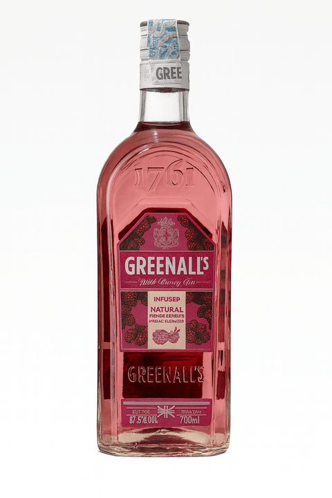 Bottle of Greenalls Wild Berry Gin 700ml with raspberry and blackberry infusion.