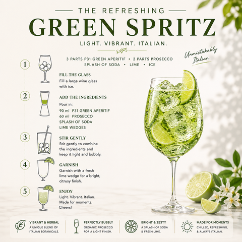 P31 Green Spritz – Alcozon Signature Aperitivo Cocktail
