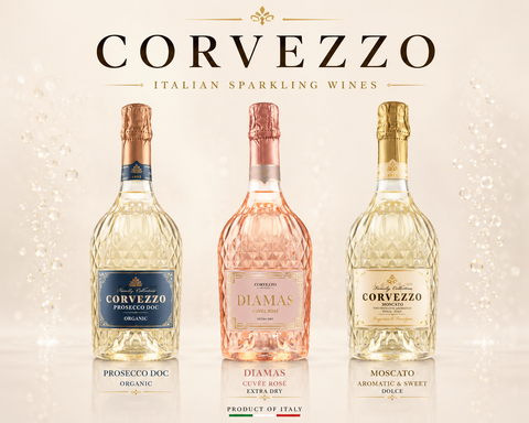 Corvezzo იტალიური ცქრიალა კოლექცია X3 🥂🇮🇹