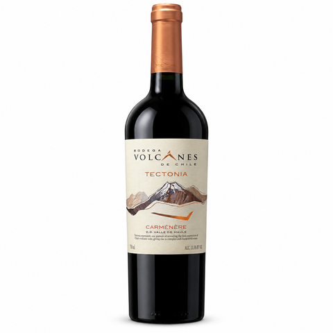 Volcanes Tectonia Carmenere 750ml 14.5% (2021, Maule Valley, Chile)