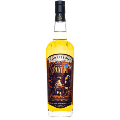 Compass Box Story of the Spaniard Blended Scotch Whisky 700 ml bottle with rich and warm fruit-forward flavors.