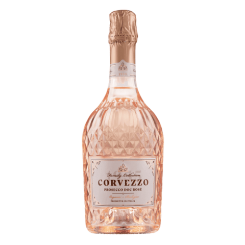 Prosecco Rose Millesimato Extra Dry Organic bottle 75cl 11% ABV from Italy, sparkling rosé wine with eco-friendly certification.