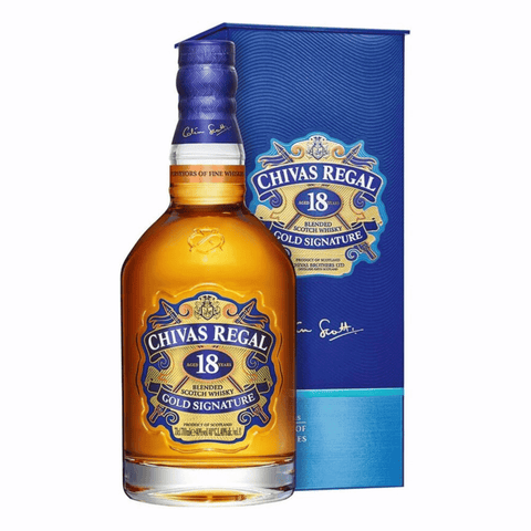 Chivas Regal 18 Year Old Blended Scotch Whisky 1L bottle and packaging