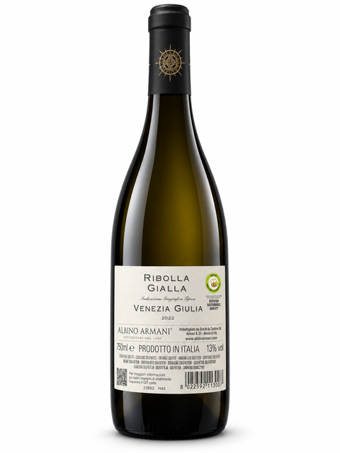 Albino Armani Ribolla Gialla 2022 Dry White Wine 750ml bottle, Venezia Giulia IGT, 13% alcohol content
