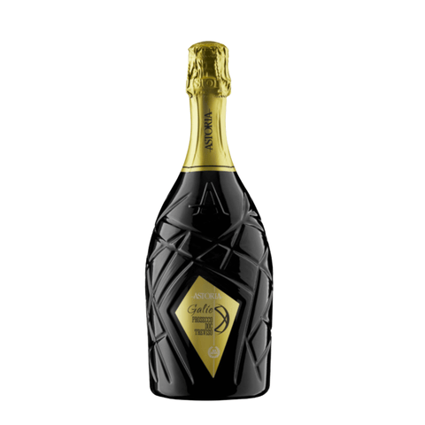 Bottle of Astoria Galie Prosecco DOC Treviso 750 ml with elegant design from Italy, showcasing luxury sparkling wine