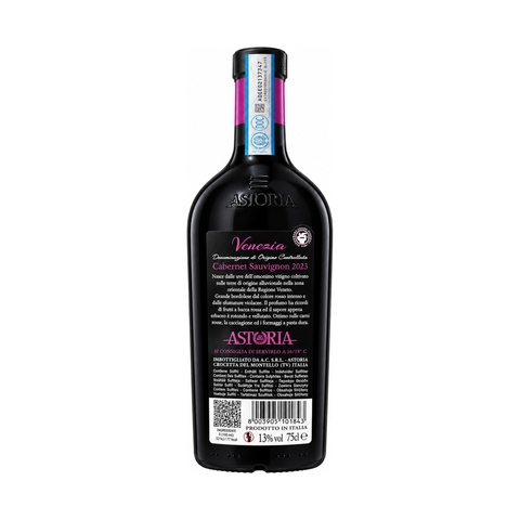 Astoria Icona Cabernet Sauvignon Wine 750ml bottle with 13% alcohol content, featuring Venezia DOC label (2023)