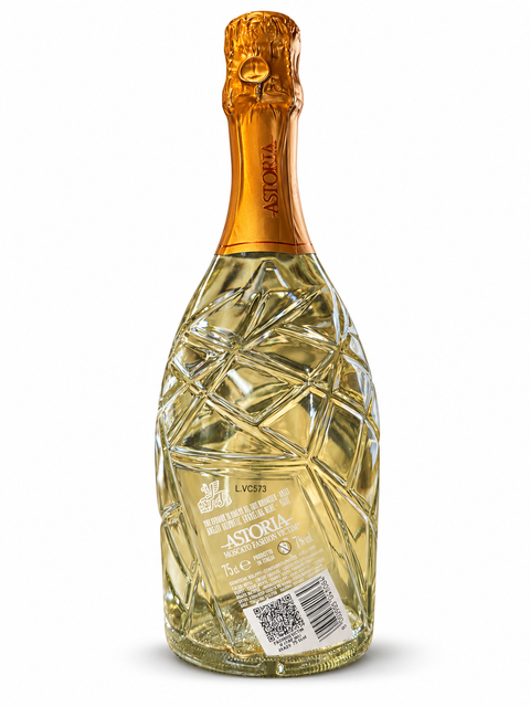 Astoria Moscato Fashion Victim 750ml back on white