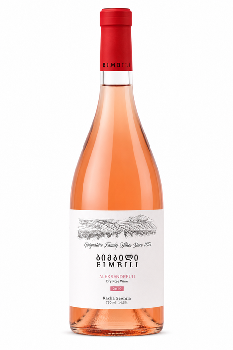 ბიმბილის ალექსანდროული როზე 750ml 14.5% (2019, Racha, Georgia)