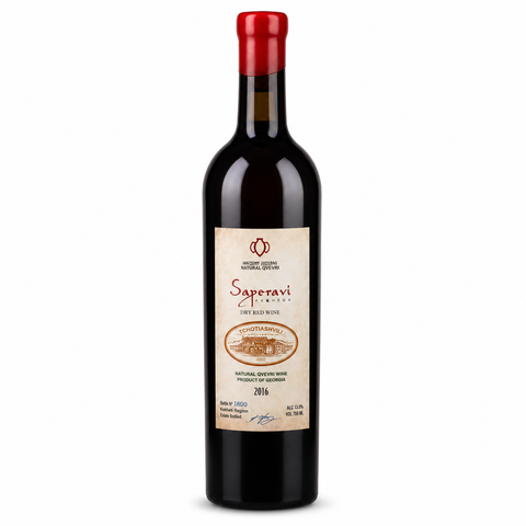 Tchotiashvili Saperavi Red Wine 750ml 13% (2018, Kakheti, Georgia)