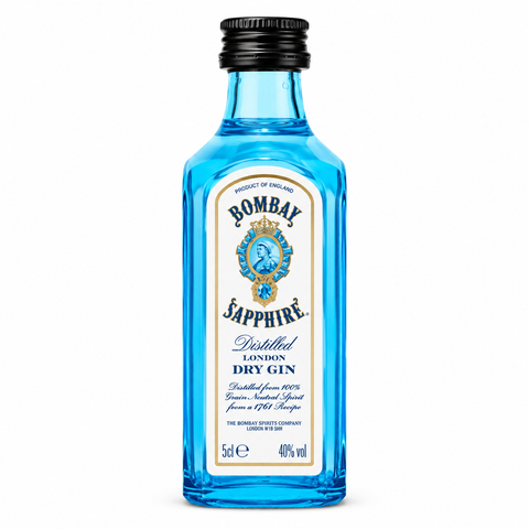 Bombay Sapphire London მშრალი ჯინი 50 მლ 40% (დიდი ბრიტანეთი)