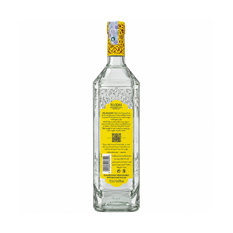 BLOOM Passionfruit & Vanilla Blossom Gin 1L 40%, rear
