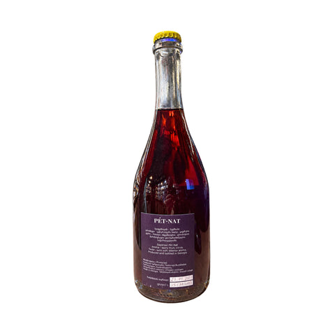 Burdilas Marani Saperavi Pet Nat 750ml bottle with label visible, showcasing Georgian naturally sparkling wine.