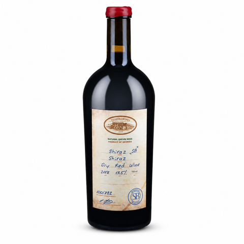 ჭოტიაშვილის შირაზი წითელი ღვინო 750ml 13% (2018, Kakheti, Georgia)