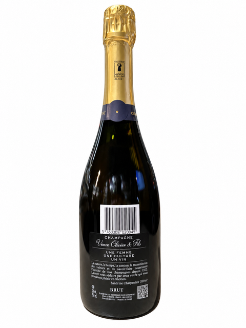 Veuve Olivier & Fils Secret de Cave Champagne 750ml back label