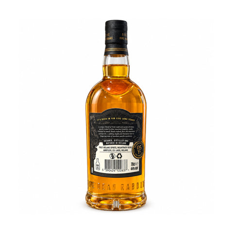 The Dead Rabbit 5 Year Old Irish Whiskey 700ml 44% back bottle