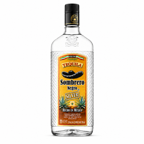 Sombrero Negro Silver Tequila 1L 38% (Mexico)