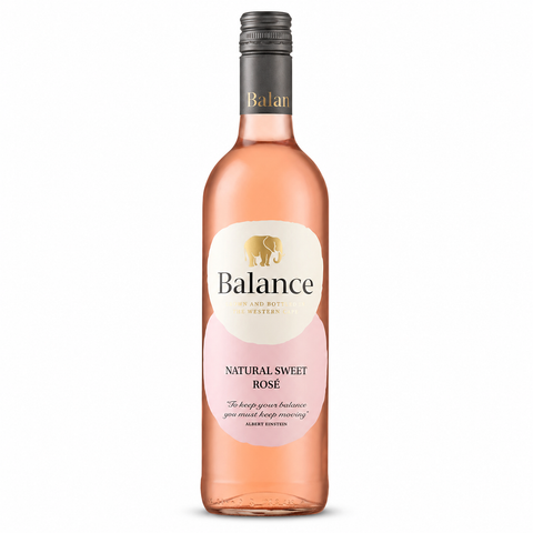 Balance ნატურალური ტკბილი როზე ღვინო 750ml – South Africa