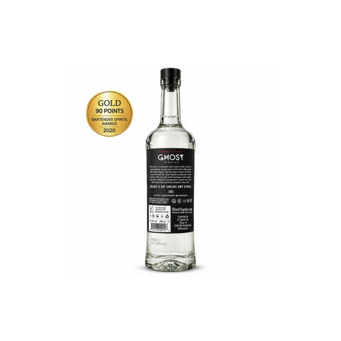 Ghost Spicy Blanco Tequila 700ml 40% rear view, Gold 90 points BSA 2020 | Ghost ტეკილა 700 მლ 40%, უკანა ხედი, ოქრო 90 ქულა BSA 2020