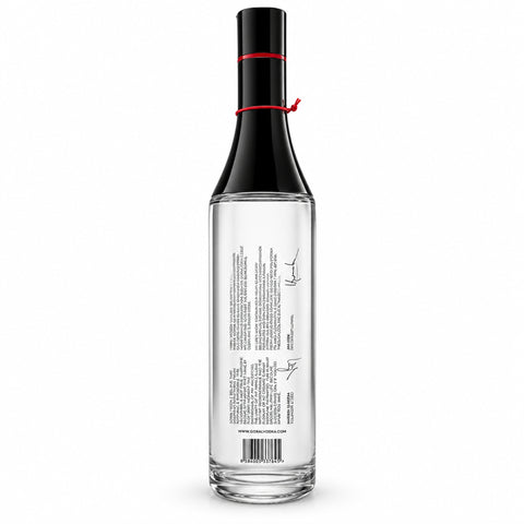 Goral Master Vodka 700ml 40% — rear label and barcode 8586005337645 | გორალი მასტერ არაყი 700მლ 40% — უკანა ეტიკეტი და ბარკოდი