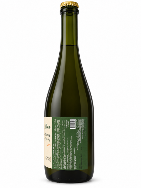 Gvantsas Wine Tsitska Pet Nat 750ml bottle with label showing Tsitska grape origins, Imereti, 2024 vintage, 11.5% alcohol.