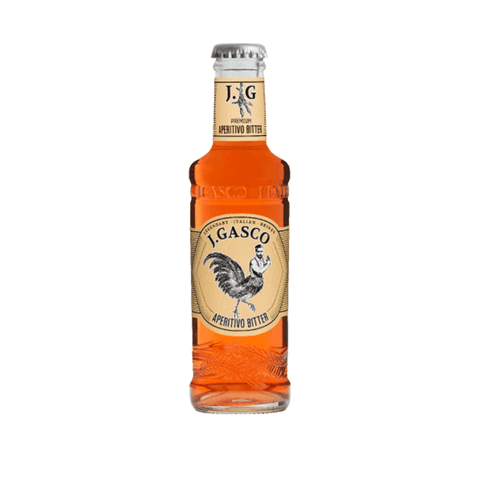 J. Gasco Aperitivo Bitter 330ml bottle, Italian alcohol-free mixer