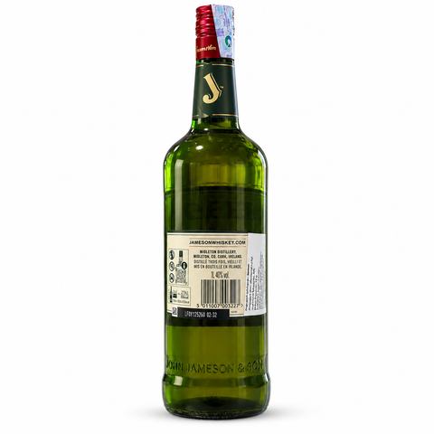 Jameson Original Irish Whiskey 1L 40% rear view, Ireland