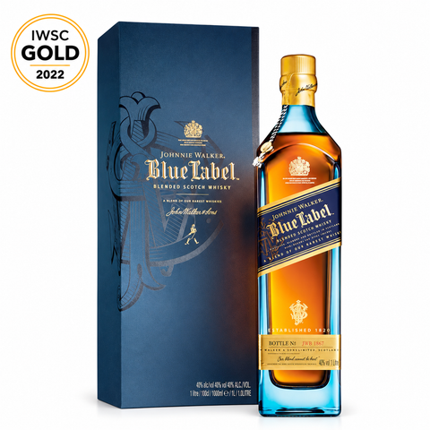 Johnnie Walker Blue Label 1 litre 40% gift box — IWSC Gold 2022