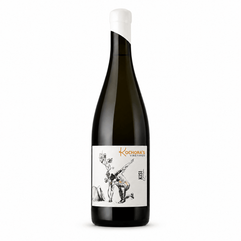 Bottle of Kochora’s Wine Kisi 750ml from Georgia, showcasing premium dry white wine inspired by footballer Kakha Kochorashvili.