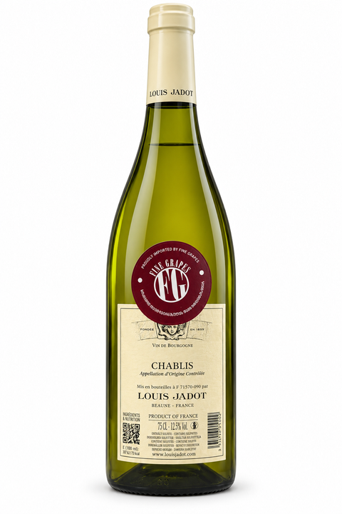 Louis Jadot Chablis 2025 — rear bottle