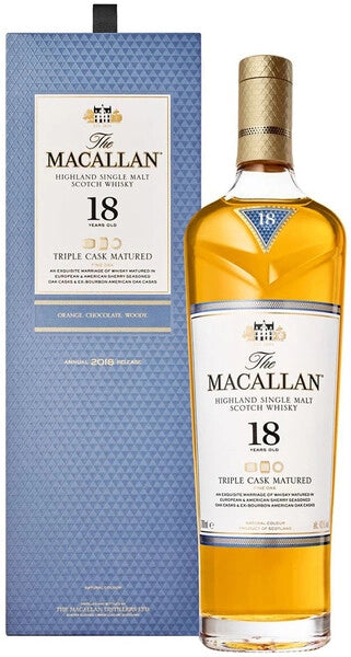 The Macallan 18 Years Old Double Cask Highland Single Malt Scotch Whisky 700 ml 43% (Scotland)