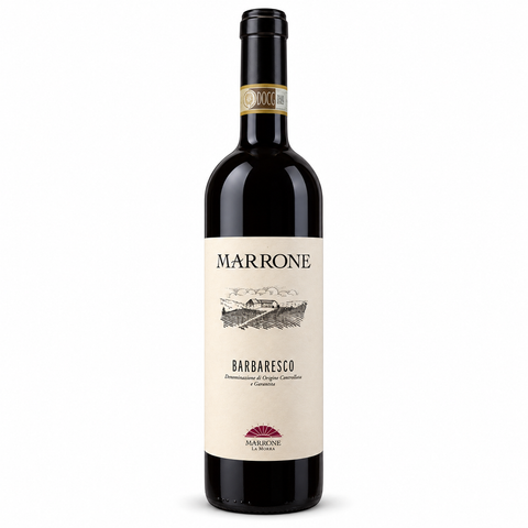 Marrone Barbaresco DOCG 2020 front bottle on white background