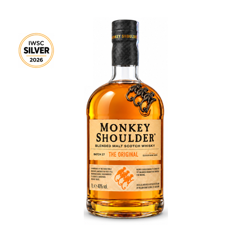 Monkey Shoulder Original 1L 40%, IWSC Silver 2026 award badge
