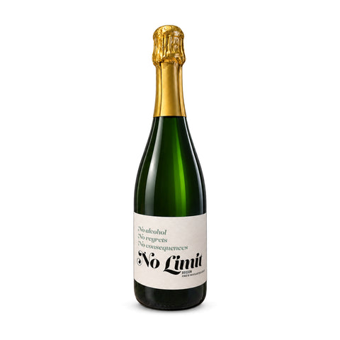 No Limit Alcohol Free Sparkling Wine 750ml 0.0% French bottle