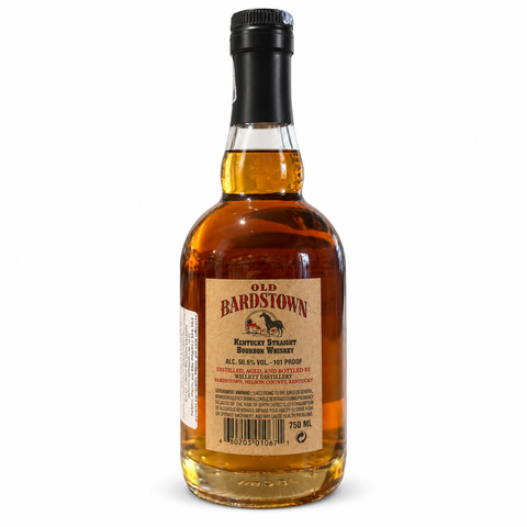 Old Bardstown Kentucky Straight Bourbon 750ml bottle with Estate Bottled label, 50.5% alcohol, distilled by Willett Distillery.