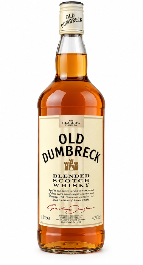 Old Dumbreck Blended Scotch Whisky 1L — წინა ხედი