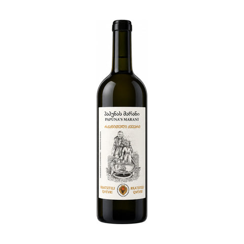 Papuna’s Marani Rkatsiteli Qvevri 750ml 13% – front bottle