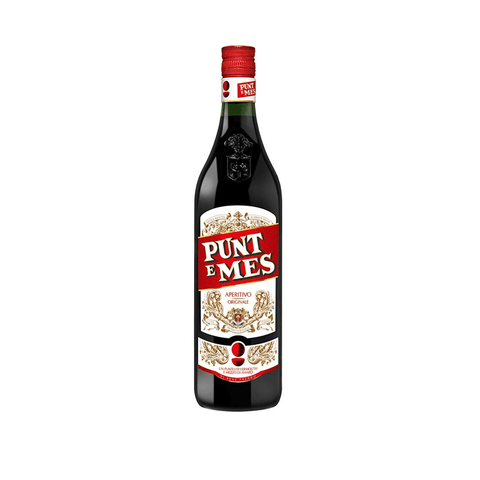 Bottle of Carpano Punt e Mes Vermouth 75cl from Italy, showcasing its iconic bittersweet flavor profile.