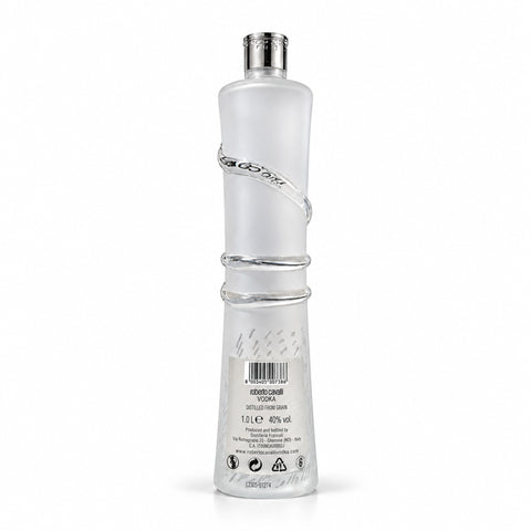 Roberto Cavalli Classic Vodka 1 L 40% rear label and barcode 8003405007386 | Roberto Cavalli Classic არაყი, უკანა ეტიკეტი და ბარკოდი