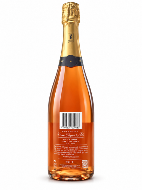 Veuve Olivier & Fils Brut Rose Champagne 750ml bottle with label showing in Marne Valley style.