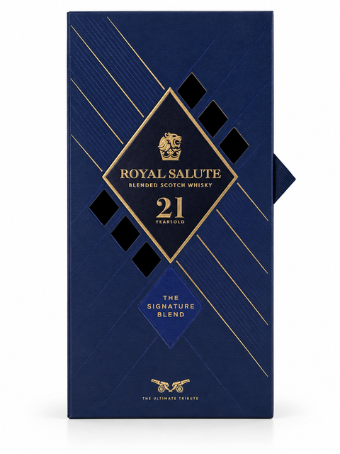 Royal Salute 21 Year Old Signature Blend Whisky box design 700ml 40%