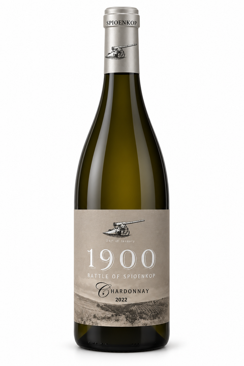Spioenkop 1900 Chardonnay 2022 — front bottle
