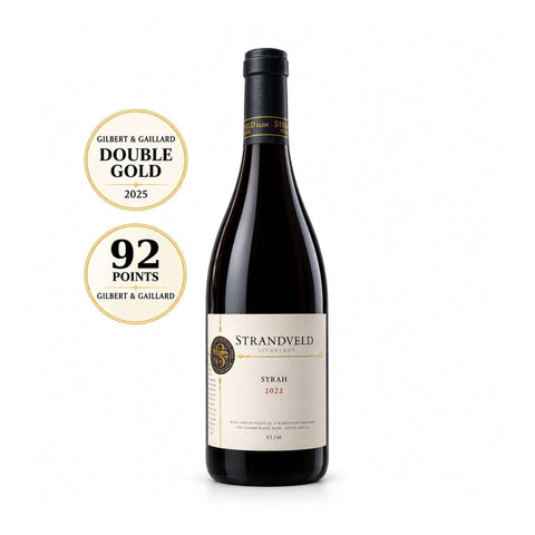 Strandveld Syrah 2022 red wine 750ml 13.5% — front bottle view