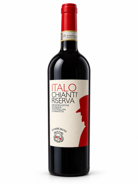 Tamburini Italo Chianti DOCG Riserva 2020 750ml 14.5% — front view on white background