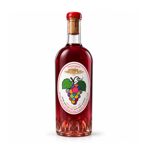 Tchotiashvili Chveni Ezo rosé dry wine 2024 front, white background