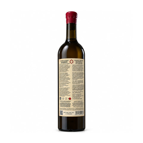 Tchotiashvili Rcheuli Qvevri Rkatsiteli Limited 2013 dry amber wine 750ml 13%, back | ჩოტიაშვილი რჩეული ქვევრი რქაწითელი 2013 მშრალი ქარვისფერი ღვინო 750მლ 13%, უკანა ხედი