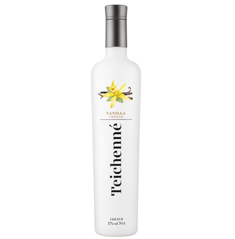 Teichenne Vanilla Liqueur 700ml bottle, Spanish vanilla liqueur with 17% alcohol content, smooth and aromatic for cocktails.
