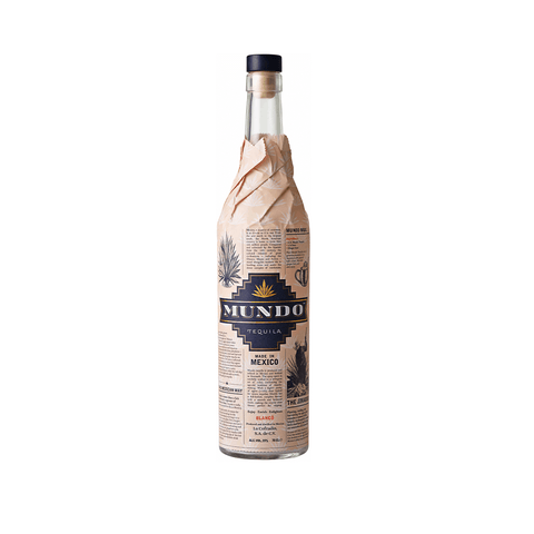 Mundo Blanco Tequila 700ml 35% - Mexican tequila made from 100% blue agave, bottled in Jalisco, showcases tradition and smoothness.