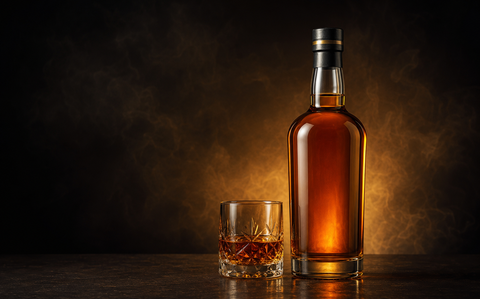 Whisky bottle for Alcozon whisky menu