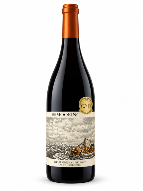 The Mooring Syrah Grenache 2022 front Gold Medal 2023